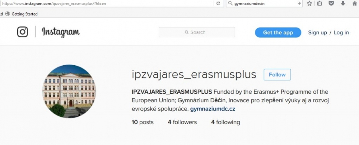 Zveme vás k nahlédnutí do instagramů našeho projektu Erasmus+KA1